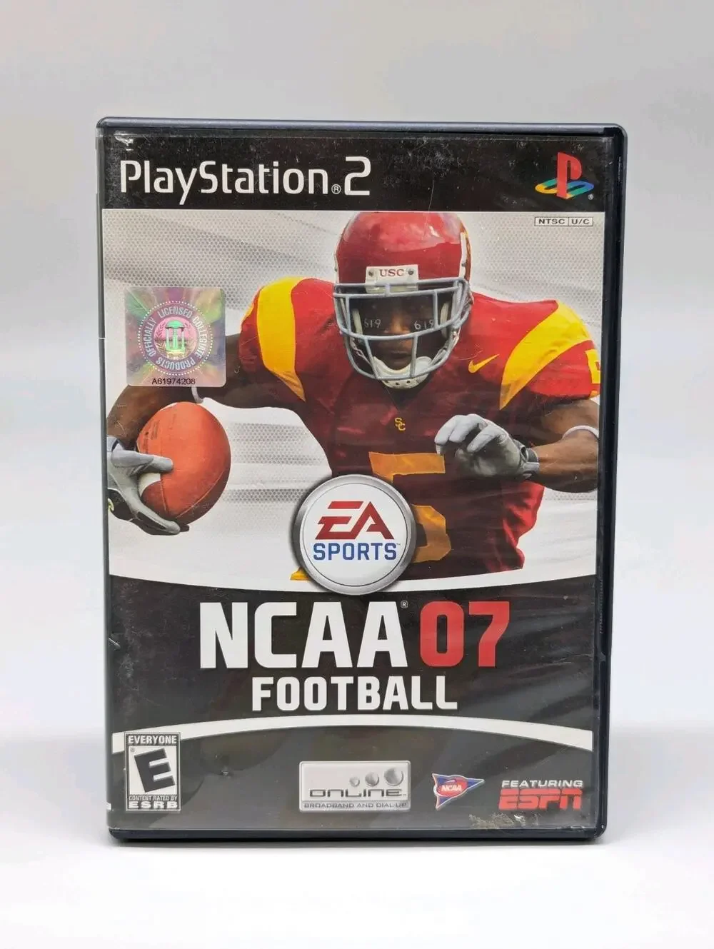 NCAA 07 Football PlayStation 2 PS2 Original Replacement Case Only No Game